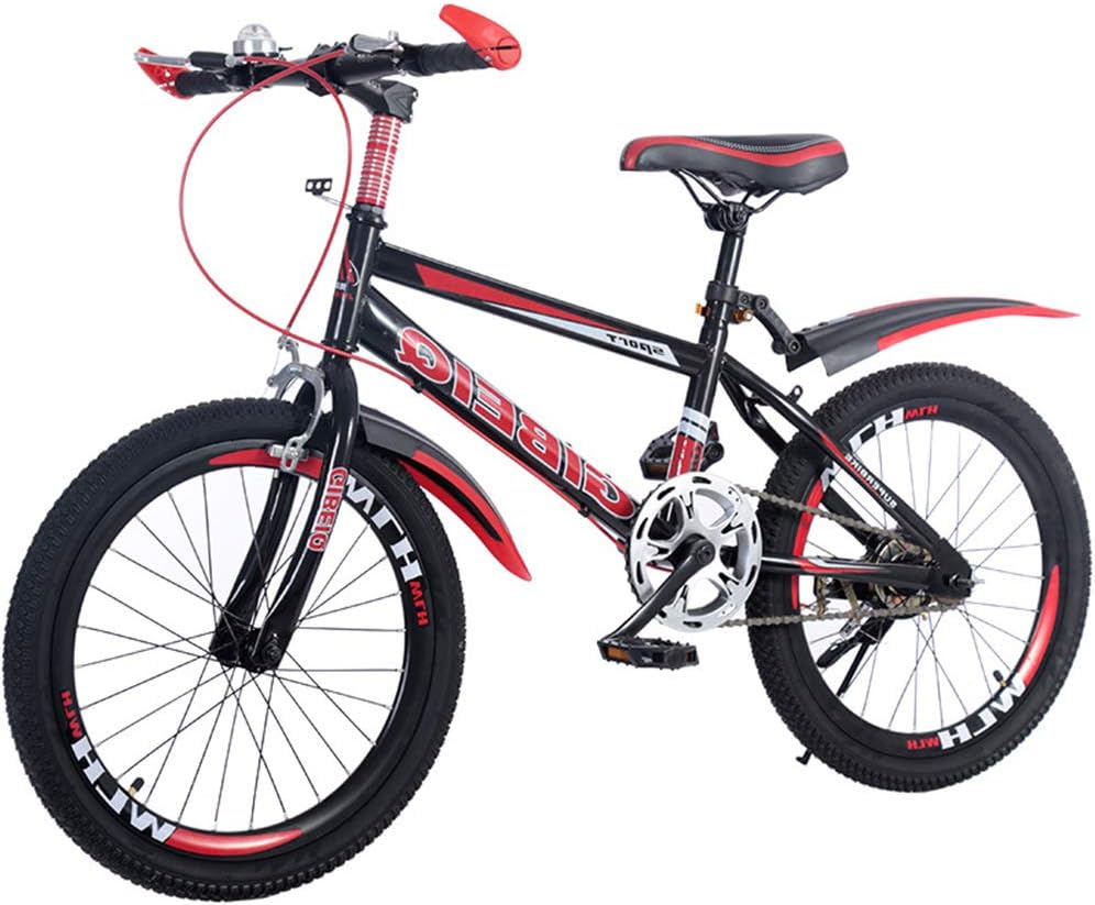 SJSF Y 18/20/22" Wheel Children's Bike Boys Bike, Kids Bicycle With Stabilisers, 18 Inch Wheel RED,22"