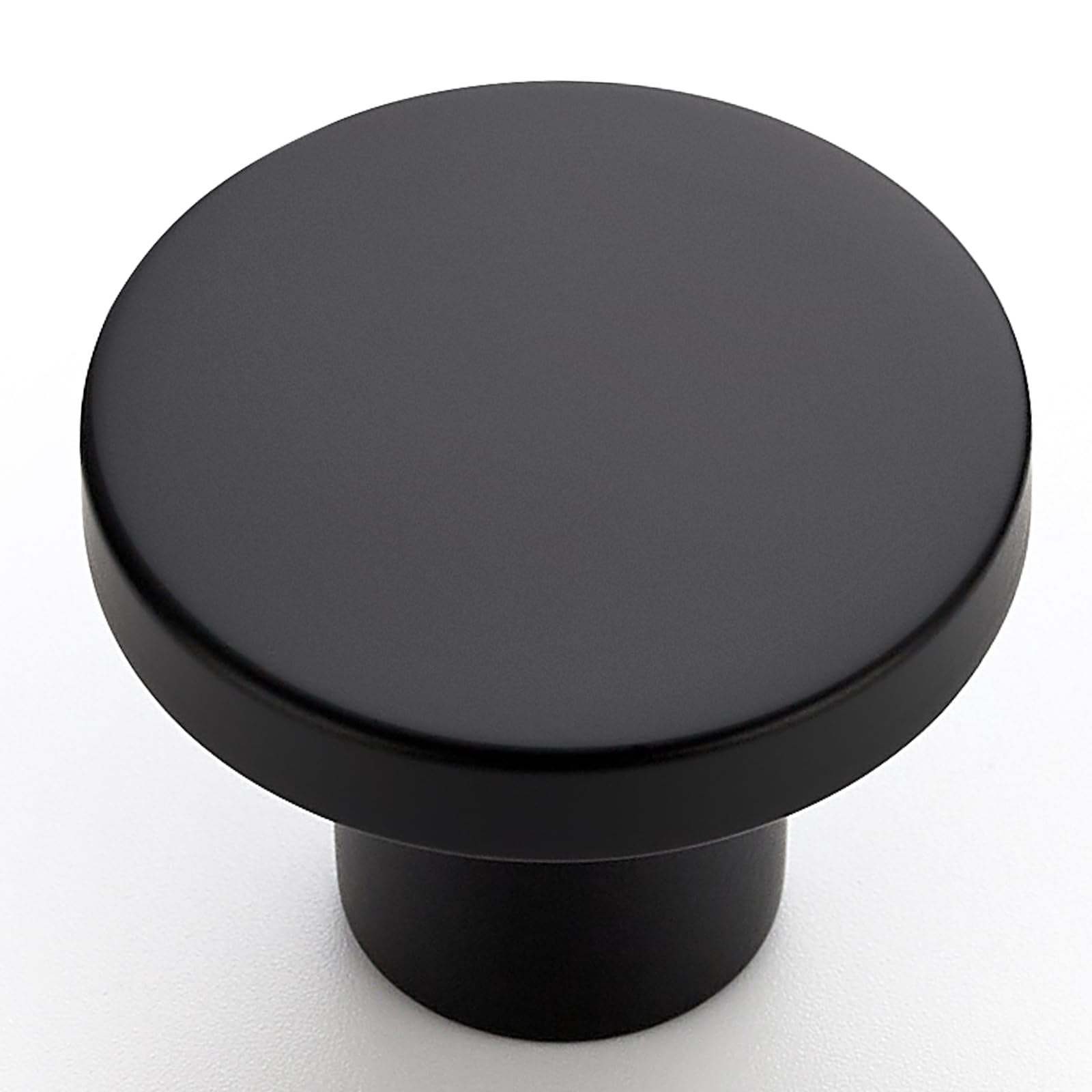 Photo 1 of HOME EDIT 10 Pack Black Cabinet Knobs, 1-1/5 Inch Round Drawer Knobs for Kitchen Cabinets, Dressers & Closet Doors