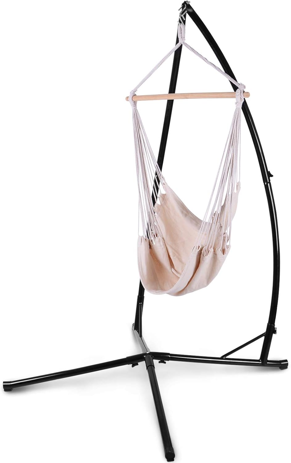 Super Saturday Hanging Chair With Stand 210 Cm High Steel Stand With Fabric Hammock Supports Max