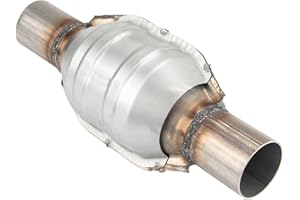 ZonCar 2.25“ 53005 2.25 Inch Universal Catalytic Converter Fit for Ram 1500 2002-2010 5.7L,5.9L,4.7L,3.7L,1500 2011-2012 3.7L,5.7L,Durango 2004-2009 3.7L,5.7L,Aspen 2007-2009 5.7L