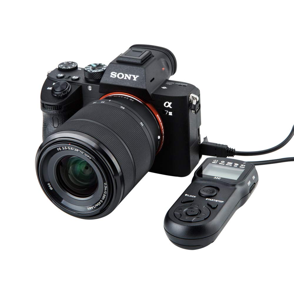 JJC Intervalometer Timer Remote Control Shutter Release for Sony A6000