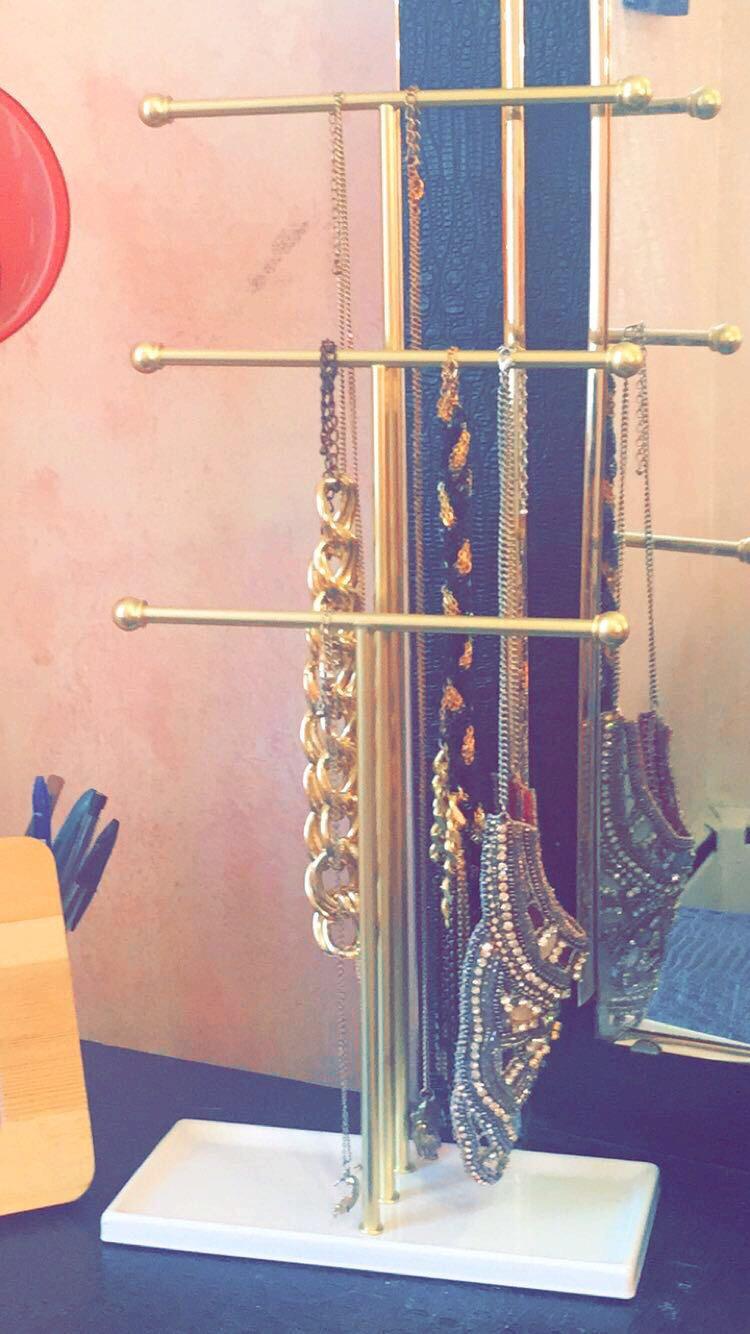 6/mo Finance Umbra Trigem Hanging Jewelry Organizer Tiered Tabletop