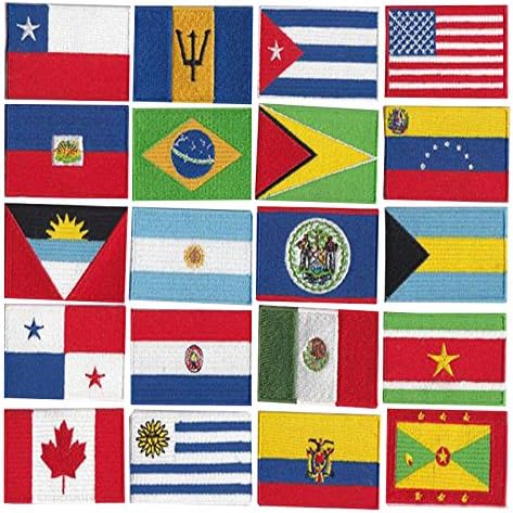High Quality | Patches | More Than 200 Countries Patch / 10 PCS Batch Embroidery Flag, Good Quality Low Prices can Accept Customization | by AQANATURE