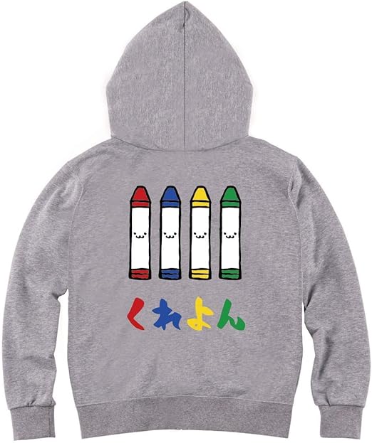 Amazon Co Jp くれよん クレヨン 文房具 日用品 筆絵 イラスト カラー おもしろ ジップ パーカー 服 ファッション小物