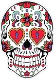 Day of the Dead Decal Rockabilly Rock Vintage Sugar Skull Sticker #33