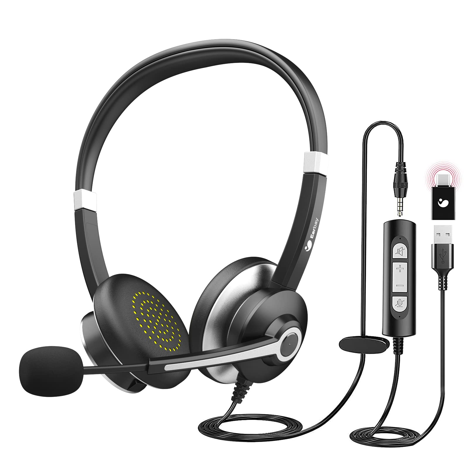 Call Center Headphone With Mic For Phone SY490MV Call Center Wired