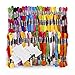 Darice Cotton Craft Thread, 8-Meters, 100-Pack, Colors may vary