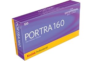 Kodak Portra 160 Color Negative Film, ISO 160, Size 120, Pack of 5