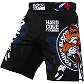 Hardcore Training Fight Shorts Men's Boxing MMA Combat BJJ Grappling Fitness Muay Thai Kickboxing No Gi