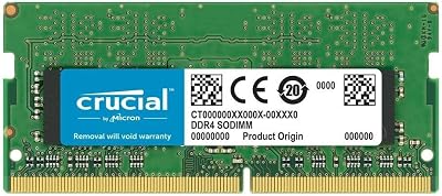 Crucial CT16G4SFD824A 16GB DDR4 2400MHz CL17 SODIMM Laptop Memory