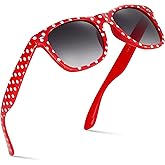 Retro Rewind Polka Dot Vintage Fashion Sunglasses for Women UV400