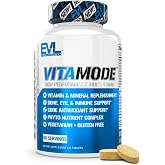 EVL Vitamode - Advanced Daily Men's Multivitamin - 60 Servings | Essential Minerals - Phytonutrient Complex - Active Mens Vitamins for Energy with Lycopene for Muscle Bone and Immune Support