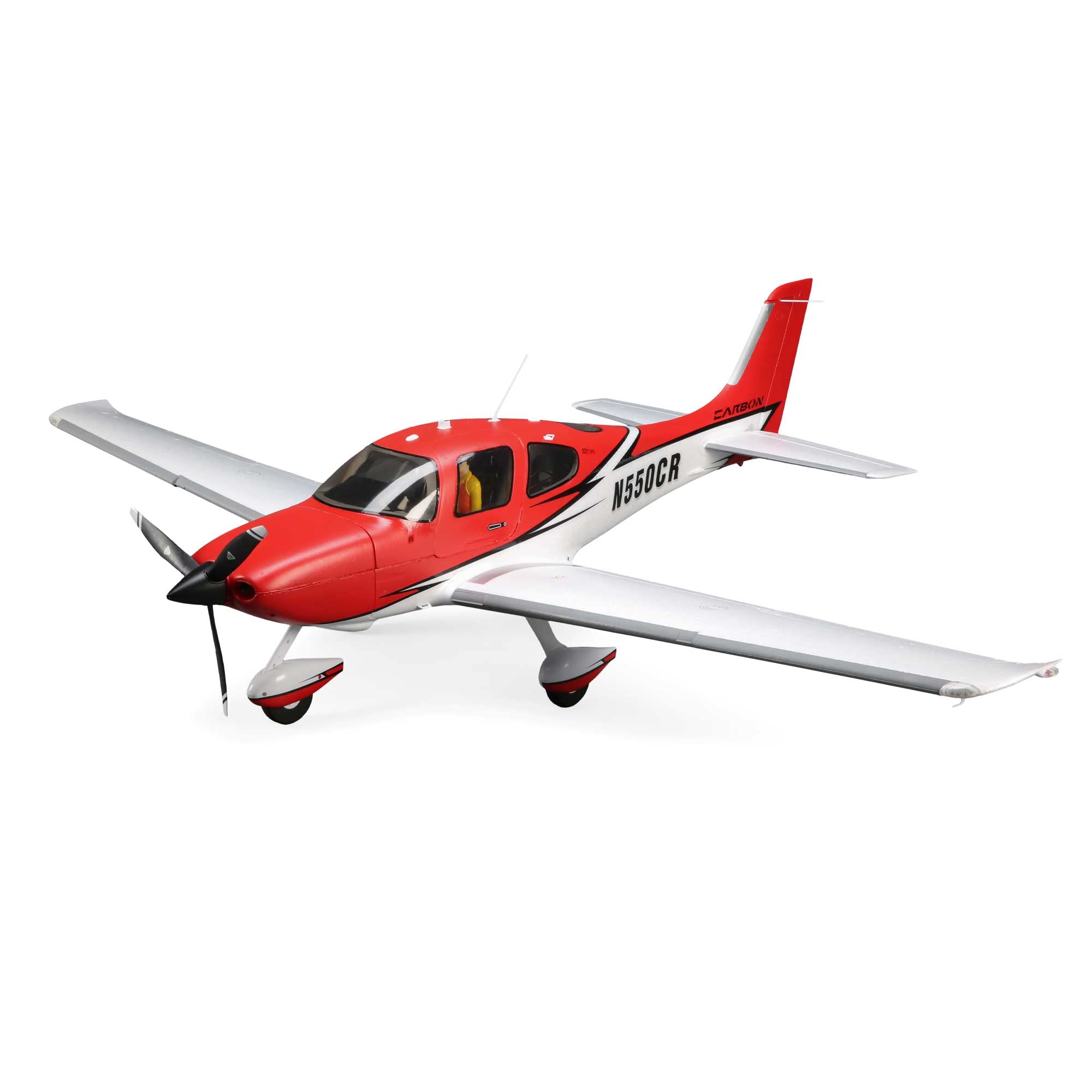 Photo 1 of ***MAJOR DAMAGE*** E-flite RC Airplane Cirrus SR22T 1.5m BNF Basic Transmitter Battery and Charger Not Included with Smart AS3X and Safe Select EFL15950