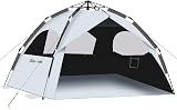Glymnis Pop Up Beach Tent Large 4-6 Person Instant Sun Shelter UV 50+