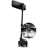 Maverick Advantage Extra Large Pontoon Boat Mirror &amp; Bracket | 15" x 11.8" Foldable Boat Rear View Mirrors - Easy to Install &amp; Fully Adjustable Boat Accessories