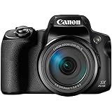 Canon Powershot SX70 20.3MP Digital Camera 65x Optical Zoom Lens 4K Video 3-inch LCD Tilt Screen (Black)
