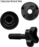 GUZIKO 2 Pcs Garden Swing Plastic Fittings 2.2cm Frame Interface view 6