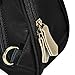 ECOSUSI Women Daypack Outdoor Sling Chest Bag Small Nylon Backpacks for College Girls Fashion Travel Bag, Black