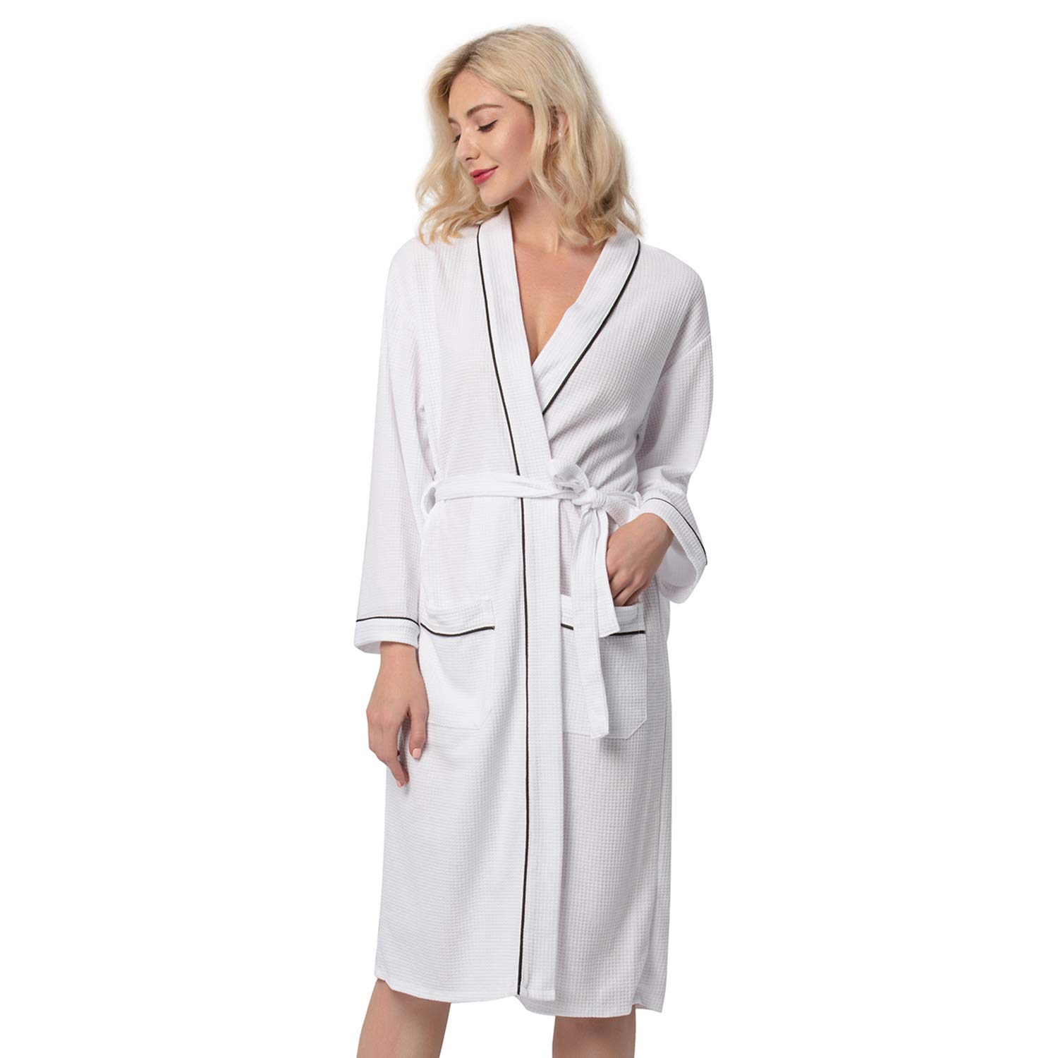 men's lightweight robe with pockets