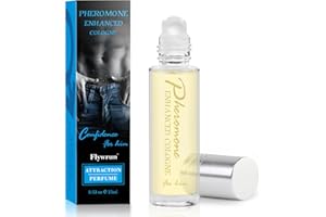 Flywrun 15 mL Pheromone Cologne for Men to Attract Women - Long-Lasting Scent Mens Colognes - Enhanced Confidence & Attraction Pheromone Infused Perfume for Men - Pheromones Hypnosis Men's Cologne