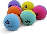 SPORTSPET High Bounce Natural Rubber Dog Balls 60mm 6 Pack