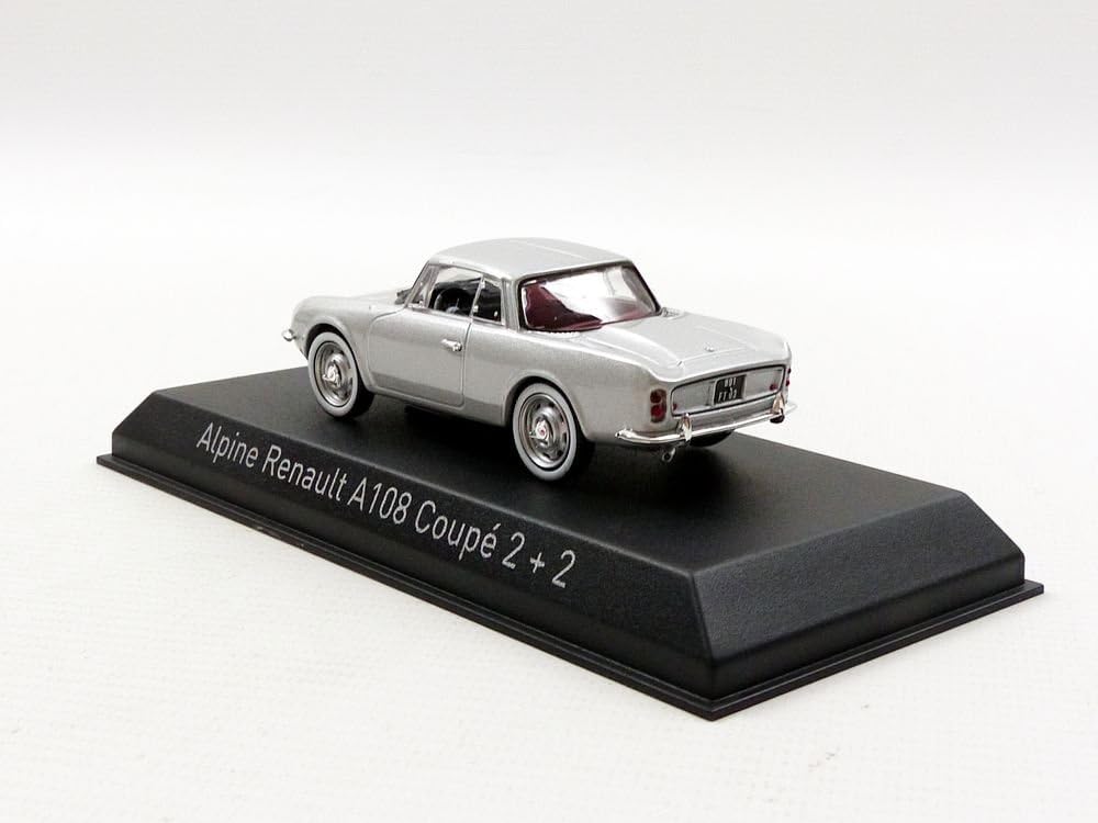 Norev- Alpine Renault A 108 Coupe 1961 Miniature vehicle, 517821, Silver, Scale 1:43, Echelle 1/43 - Image 4