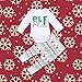 Unmega Baby Boy Girl Christmas Clothes Xmas Outfit Elf Romper Bodysuit Deer Pants Set (A-White, 70/0-6 Months)