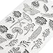 Binglinghua Flower and Leaves Seal Stamp DIY Scrapbooking Album Paper Cards Christmas Decoration Supplies