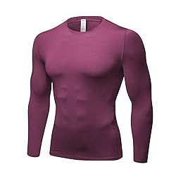 Men's Athletic Compression Shirts Long Sleeve Cool