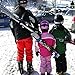 Tanchen Thick Ski Carrier Straps Shoulder Lash Handle Tape Sling Protects Skis and Poles in Downhill and Backcountry Easily Carries