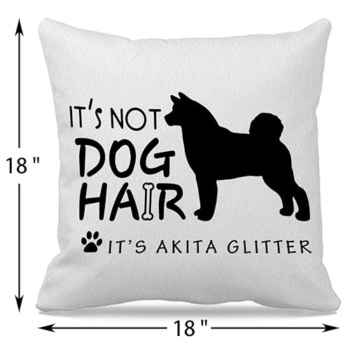 GICHUGI Akita Pillow Covers 18x18 Akita Dog Gifts, Akita Gifts