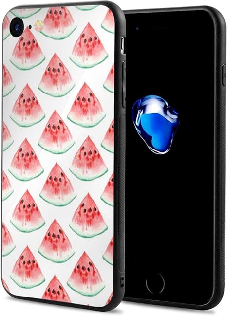 Amazon Co Jp 水彩 美しい すいか柄 西瓜 スマホケース Iphone8 ケース Iphone7 ケース おしゃれ 個性的 耐衝撃 ホーム キッチン