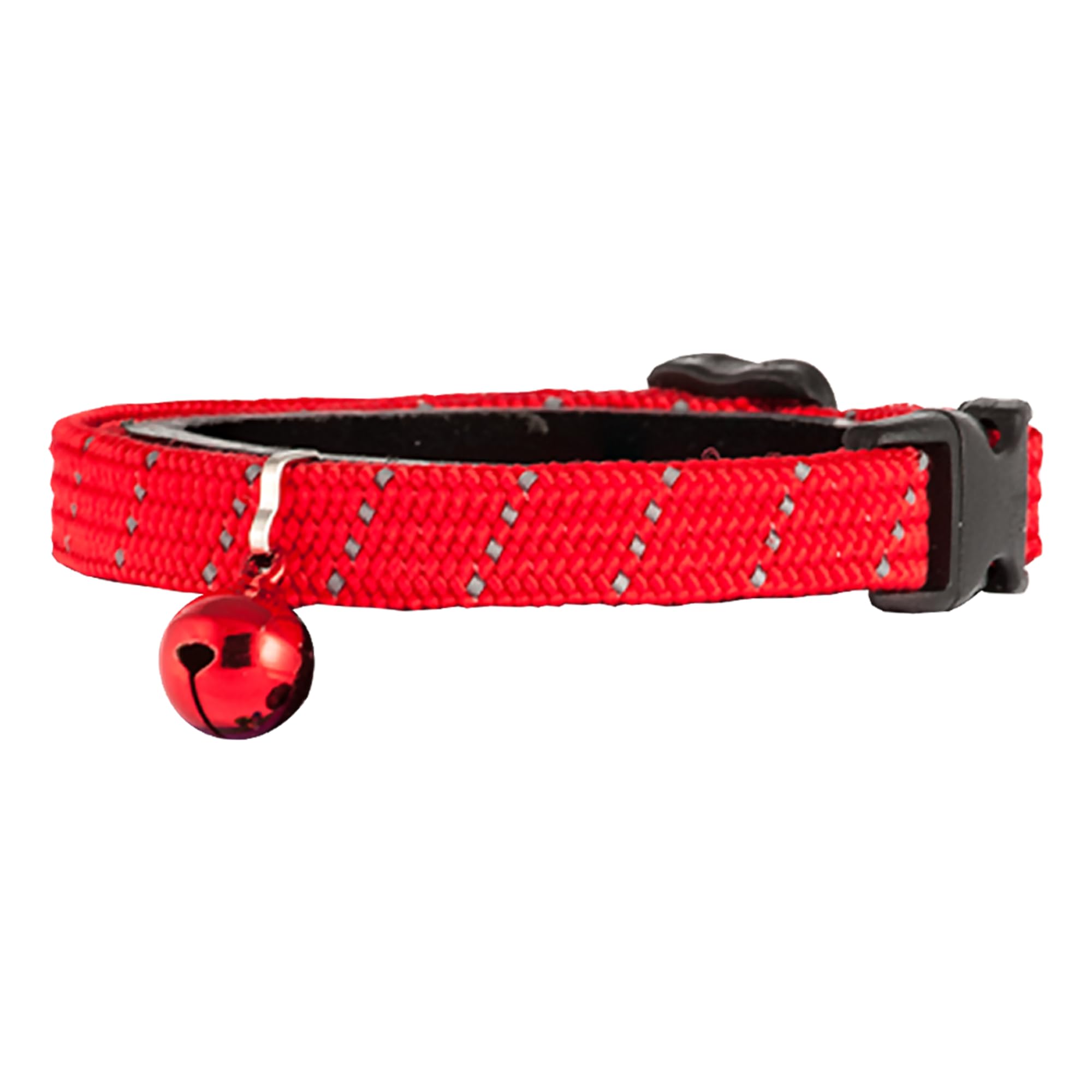 Photo 1 of BirdsBeSafe® Break Away Cat Collar with Bell, Reflective Thread for Night Visibility, Comfortable Elastic Stretch Cat Collar to Protect Cat from Getting Stuck in The Garden.