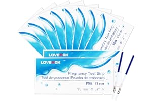 LOVEXOK Urine Pregnancy Test Strips Home Test 10 Count