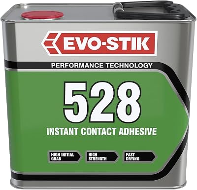 Evo-Stik 528 Instant Contact Adhesive 2.5L Multi-Purpose High Shear