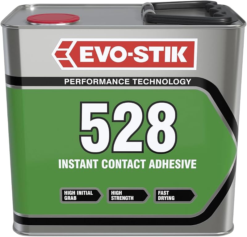 Evo-Stik 528 Instant Contact Adhesive 2.5L Multi-Purpose High Shear