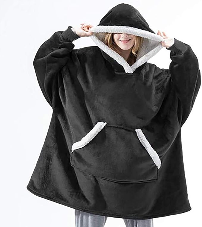 Oversized Hoodie Blanket, Wearable Blanket Sweatshirt, Ultra Soft