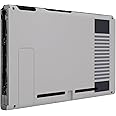 eXtremeRate Soft Touch Grip Classics NES Style Console Back Plate DIY Replacement Housing Shell Case for Nintendo Switch Console with Kickstand – JoyCon Shell NOT Included