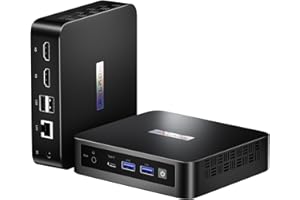PELADN Mini PC,Twin Lake N150(Upgraded N100),16GB DDR4/512GB SSD,Type-C/Dual HD,Mini Desktop Computer,WiFi5 4K/60Hz Triple-Display USB3.2/BT4.2 Mini Computers for Home Business