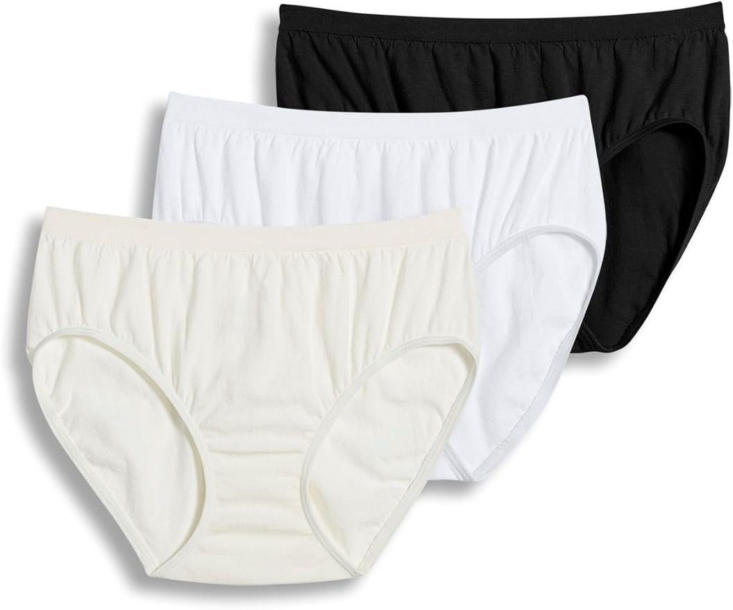 Jockey Women's Underwear Comfies Cotton Hipster 3 Pack