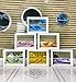 CooCu Moving Sand Art Picture,Desktop Art Toys,Voted Best Gift!(Ocean Heart) - Black,White,Blue