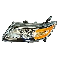 TRQ 2 Piece Headlight Assembly Set Driver