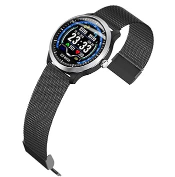 Love Life Intelligente Uhr wasserdicht, Fitness-Tracker-Sportschritt für Herren und Damen, intelligente Überwachung für EKG- 