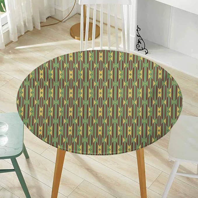 Round Tablecloth Diameter 36 Inch(Elastic Edge