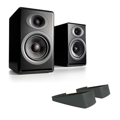 DS2 Desktop Speaker Stands Black 