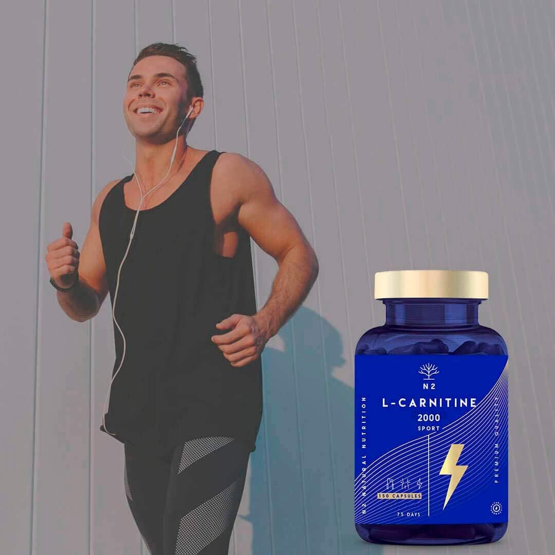 Natural L CARNITINE 2000mg 150 Capsules 75 Days (only 2 Capsules per Day) High Concentration Improves Sports Performance. Weight Loss - Image 5
