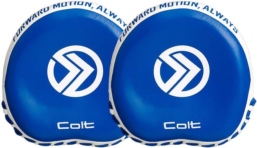 Onward Colt Bit Mitt - Leather Focus Mitts ‚ Speed Pads for Boxing and MMA Training ‚Open Finger with Technical Suede Hand Grip
