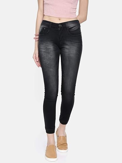latest black jeans for ladies