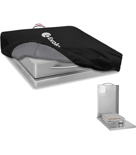 Windproof Covers 32 inch Heavy Duty Premium Vinyl Grill Cover to fit Twin Eagles Extreme Built-in Grill