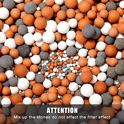 Replacement Shower Filter Beads Anion Mineral Balls Purifying Stones